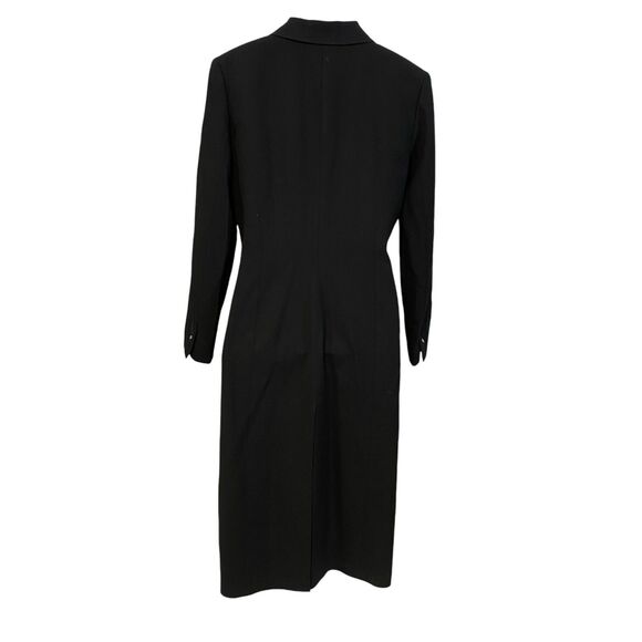Classiques Entier Blazer Womens 10 Black Longline Jacket Minimalist Office Work - Picture 2 of 14